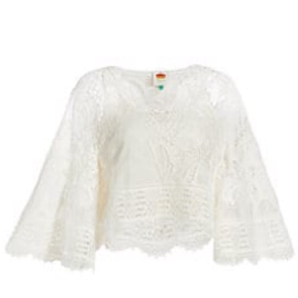 Farm Rio NEW with tags Guipure Lace Blouse size small